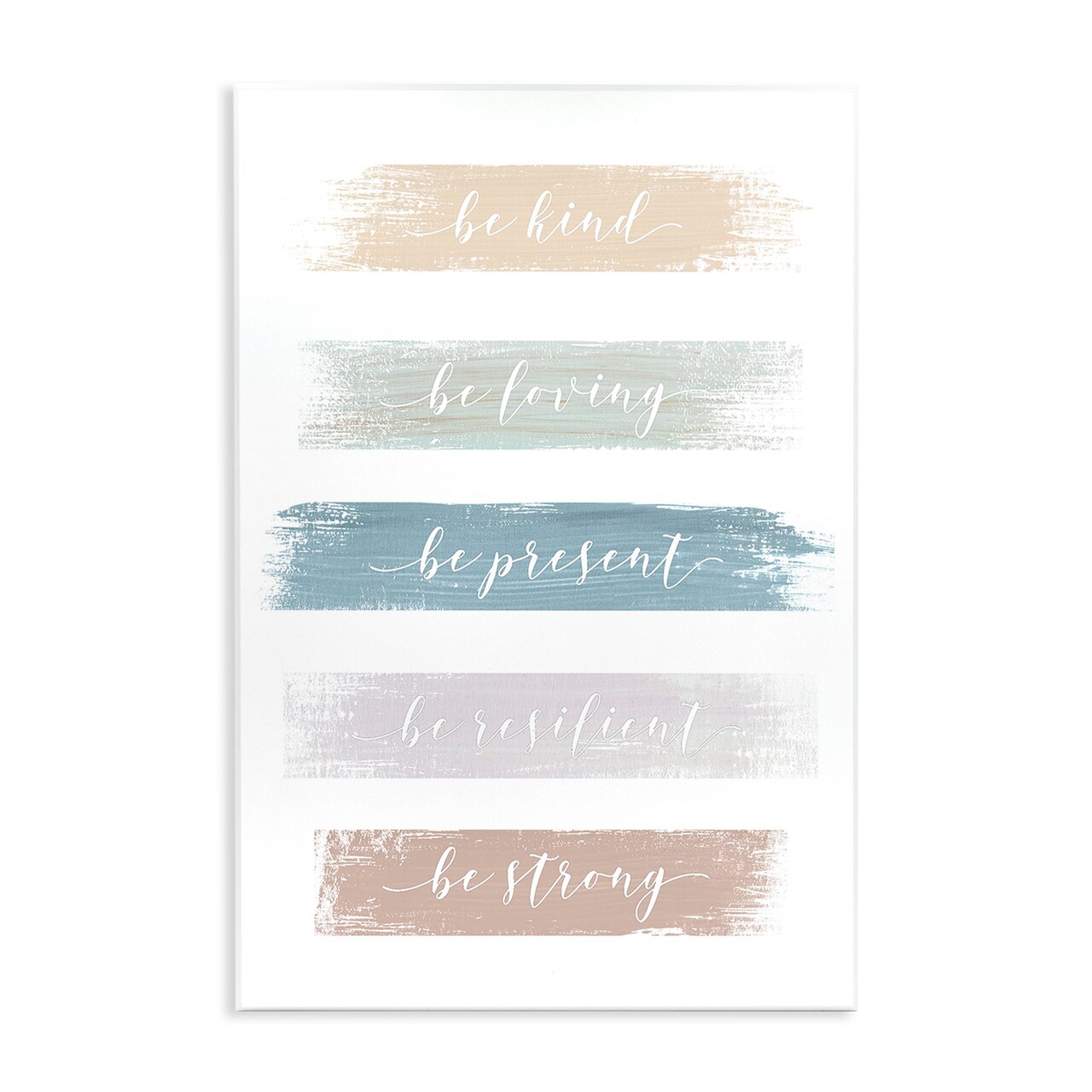 Stupell Industries Be Strong Inspirational Wall Plaque Design By GraffiTee Studios